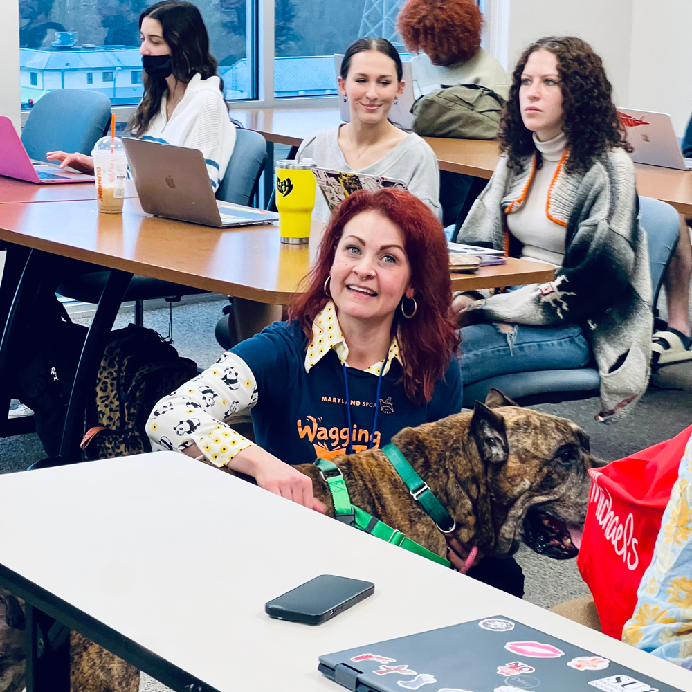 Maryland SPCA Staff member at educational training