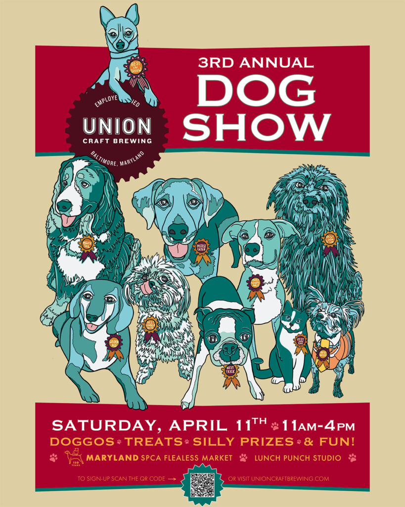 Union Craft Brewing Dog Show Flyer