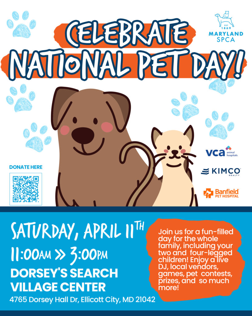 National Pet Day Adoption flyer