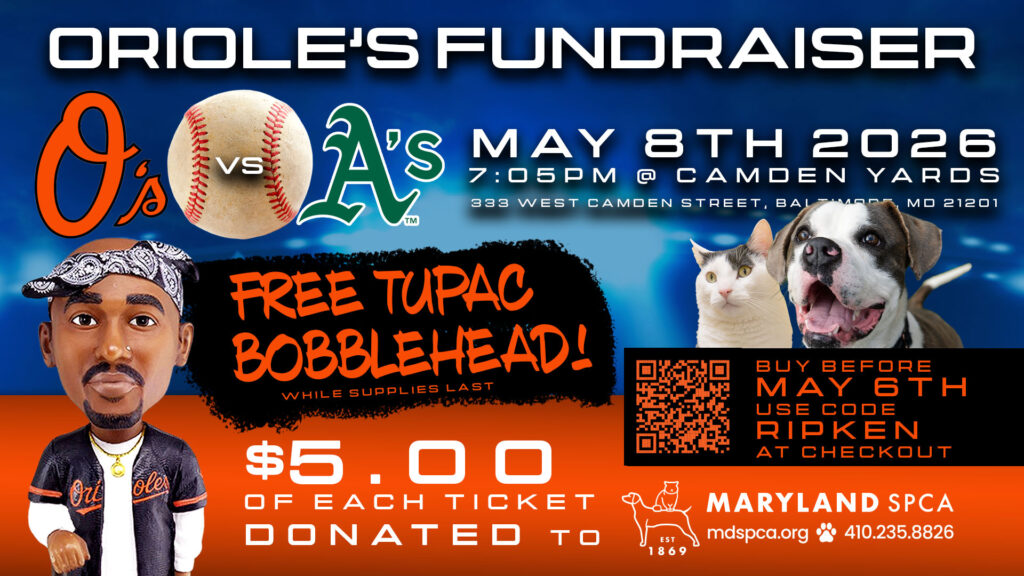 Orioles Fundraiser with Tupac Bobblehead giveaway