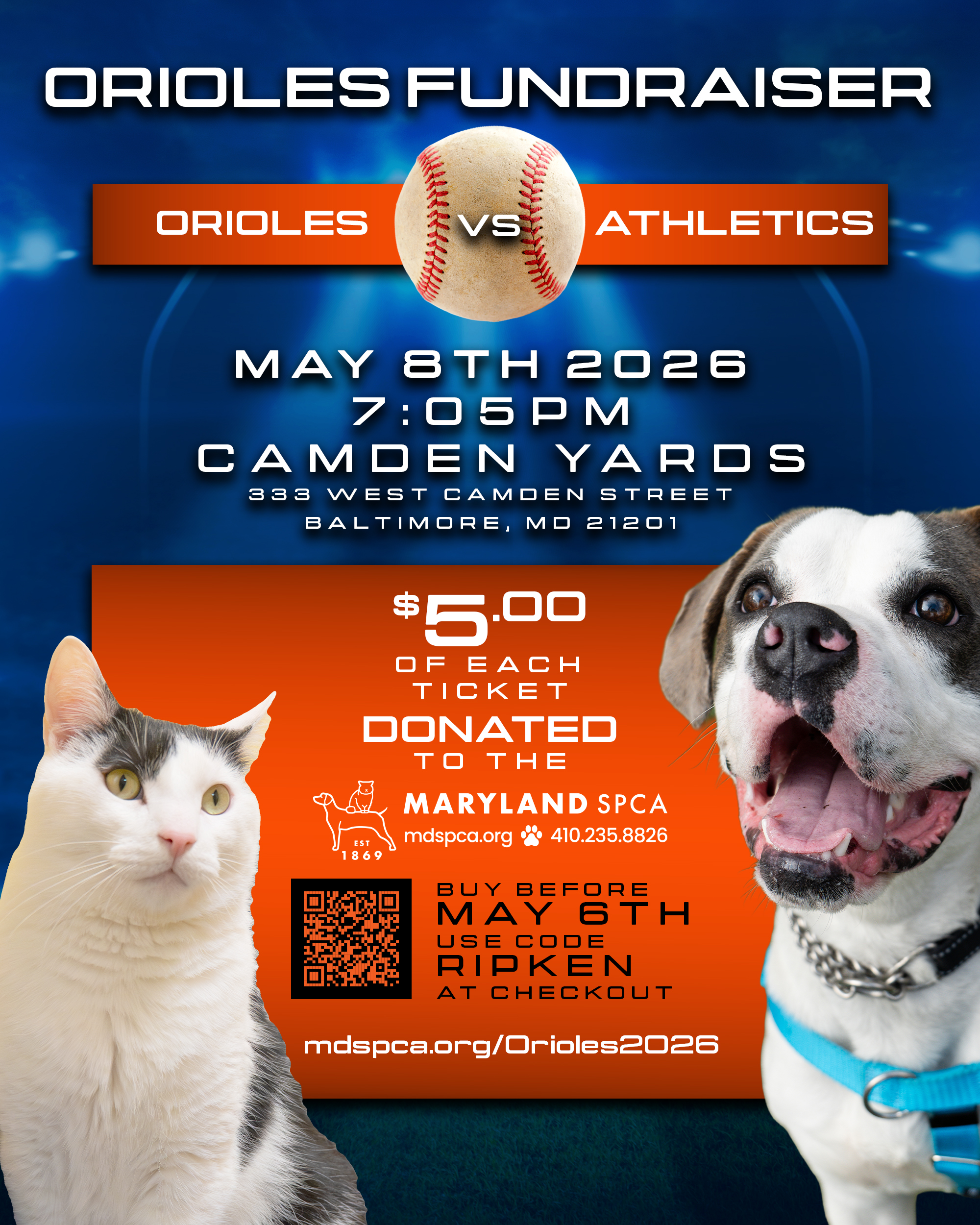 Orioles vs Athletics no bobble flyer