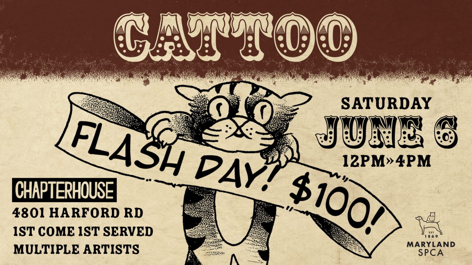 Tattoo flash fundraiser for shelter animals